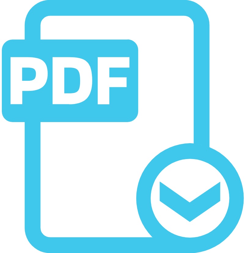 icono de descarga de archivo pdf